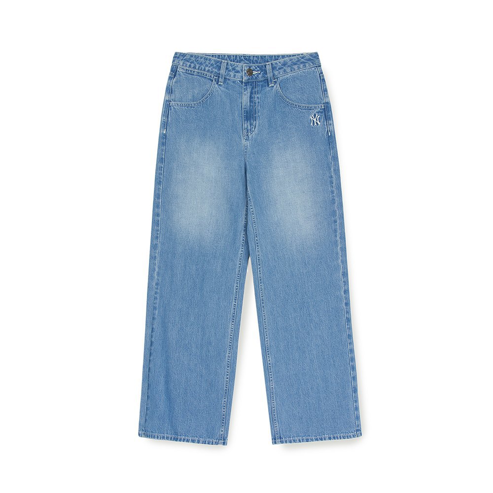MLB 女版丹寧牛仔褲 Varsity系列 紐約洋基隊 (3FDPV0151-50BLL)
