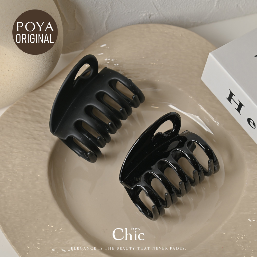 POYA CHIC台製怪手夾6cm-桃心-多款任選