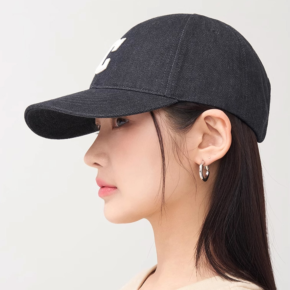 MLB 牛仔丹寧可調式硬頂棒球帽 克里夫蘭守護者隊 (3ACPD015N-45CGS)