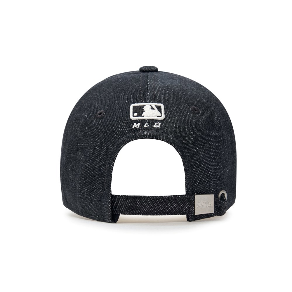 MLB 牛仔丹寧可調式硬頂棒球帽 克里夫蘭守護者隊 (3ACPD015N-45CGS)