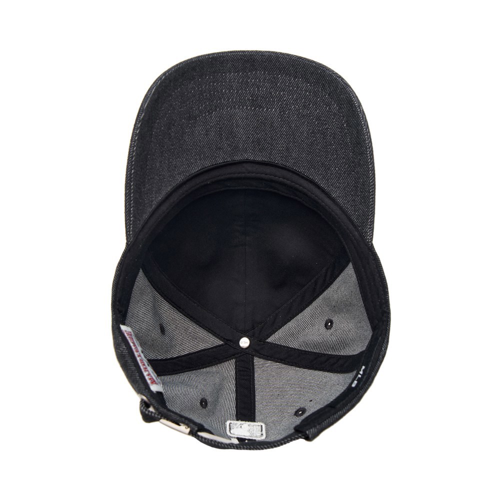 MLB 牛仔丹寧可調式硬頂棒球帽 克里夫蘭守護者隊 (3ACPD015N-45CGS)