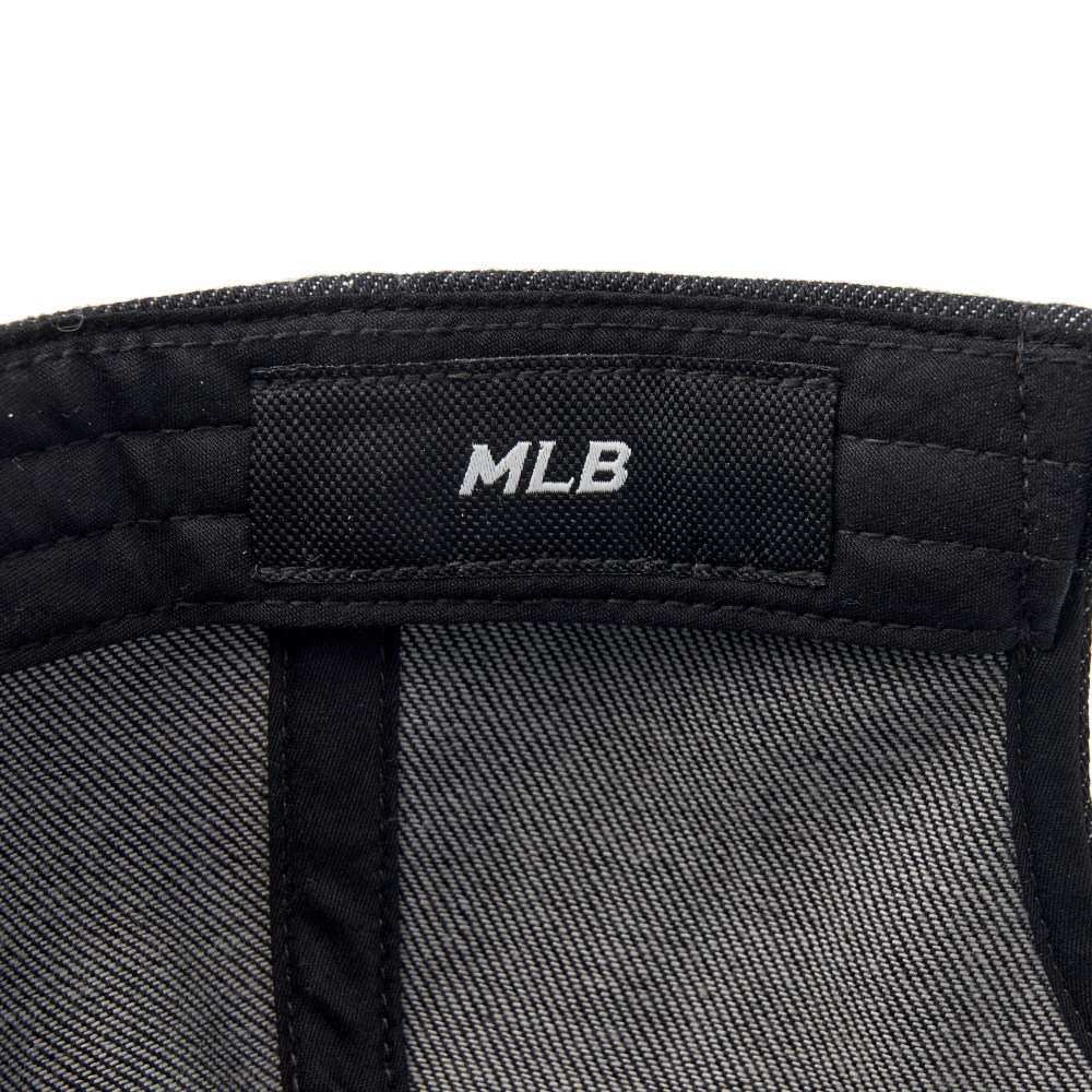 MLB 牛仔丹寧可調式硬頂棒球帽 克里夫蘭守護者隊 (3ACPD015N-45CGS)