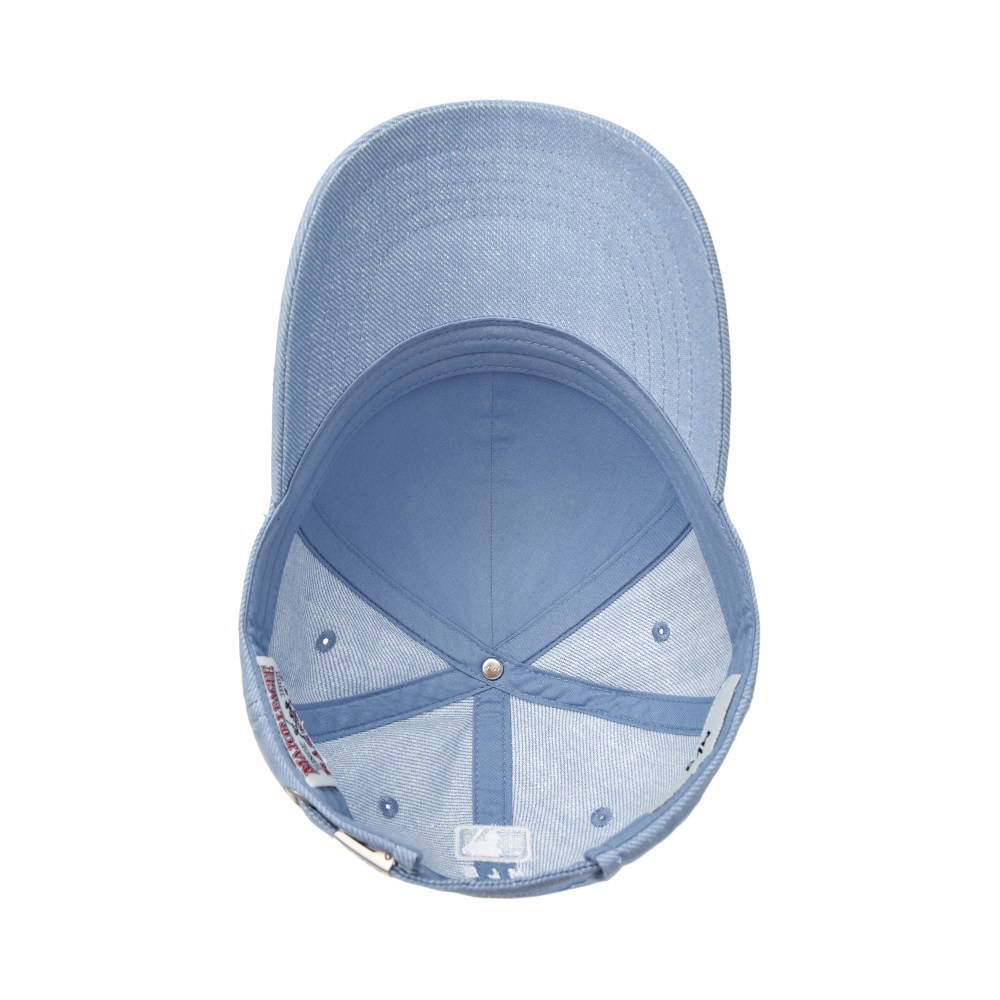 MLB 牛仔丹寧可調式硬頂棒球帽 紐約洋基隊 (3ACPD015N-50BLL)