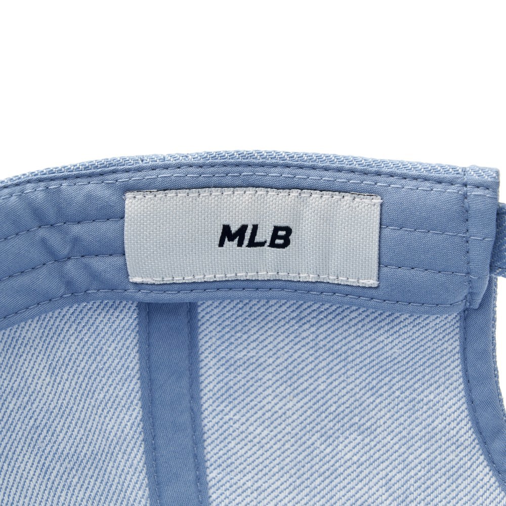 MLB 牛仔丹寧可調式硬頂棒球帽 紐約洋基隊 (3ACPD015N-50BLL)