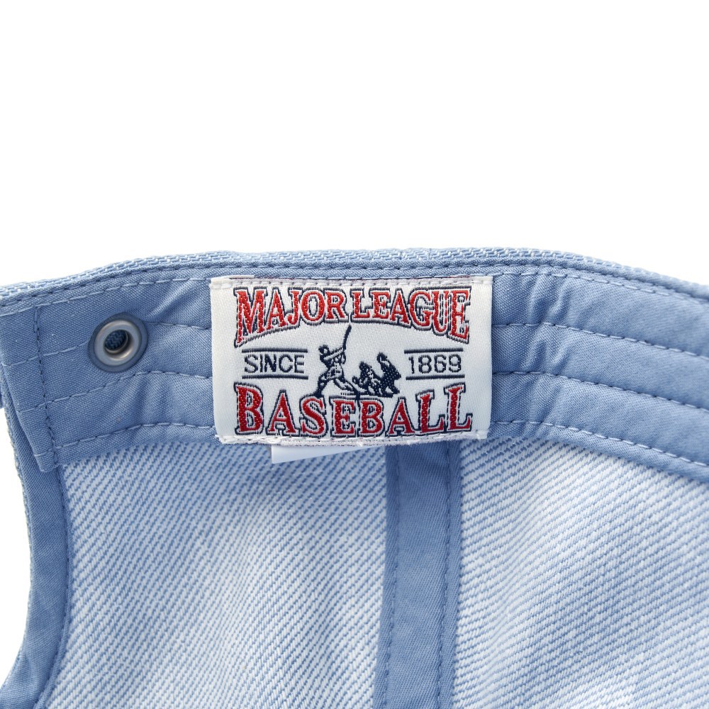 MLB 牛仔丹寧可調式硬頂棒球帽 紐約洋基隊 (3ACPD015N-50BLL)