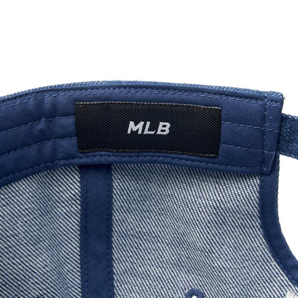 MLB 牛仔丹寧可調式硬頂棒球帽 紐約洋基隊 (3ACPD015N-50INS)