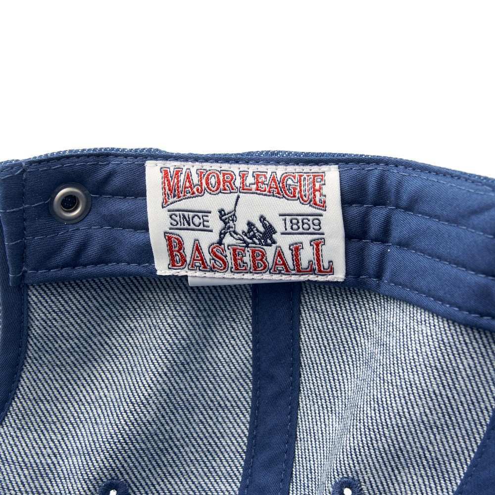 MLB 牛仔丹寧可調式硬頂棒球帽 紐約洋基隊 (3ACPD015N-50INS)