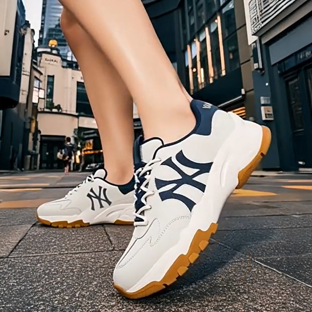 MLB Korea MLB 厚底老爹鞋 增高鞋 Big Ball Chunky丹寧系列 紐約洋基隊 (3A