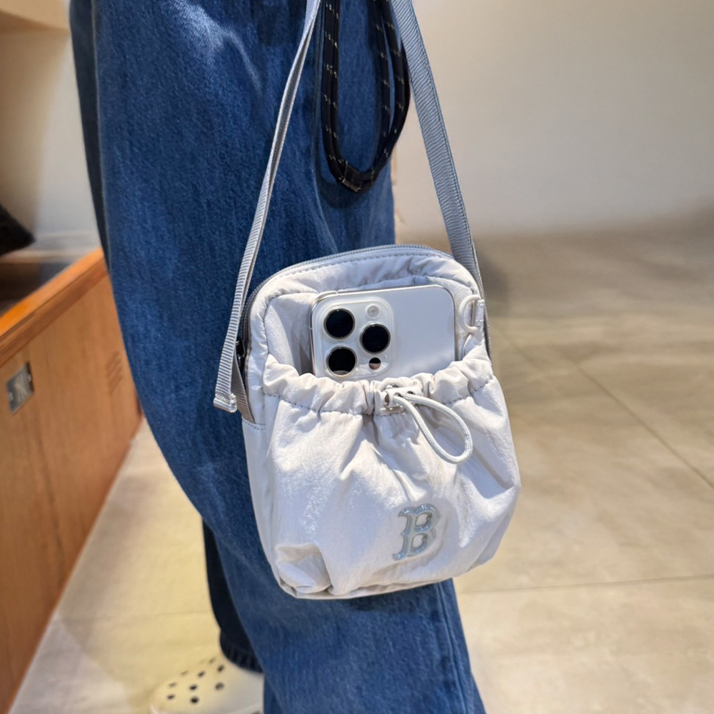 MLB 斜背包 肩背包 波士頓紅襪隊(3ACRA015N-43GRL)