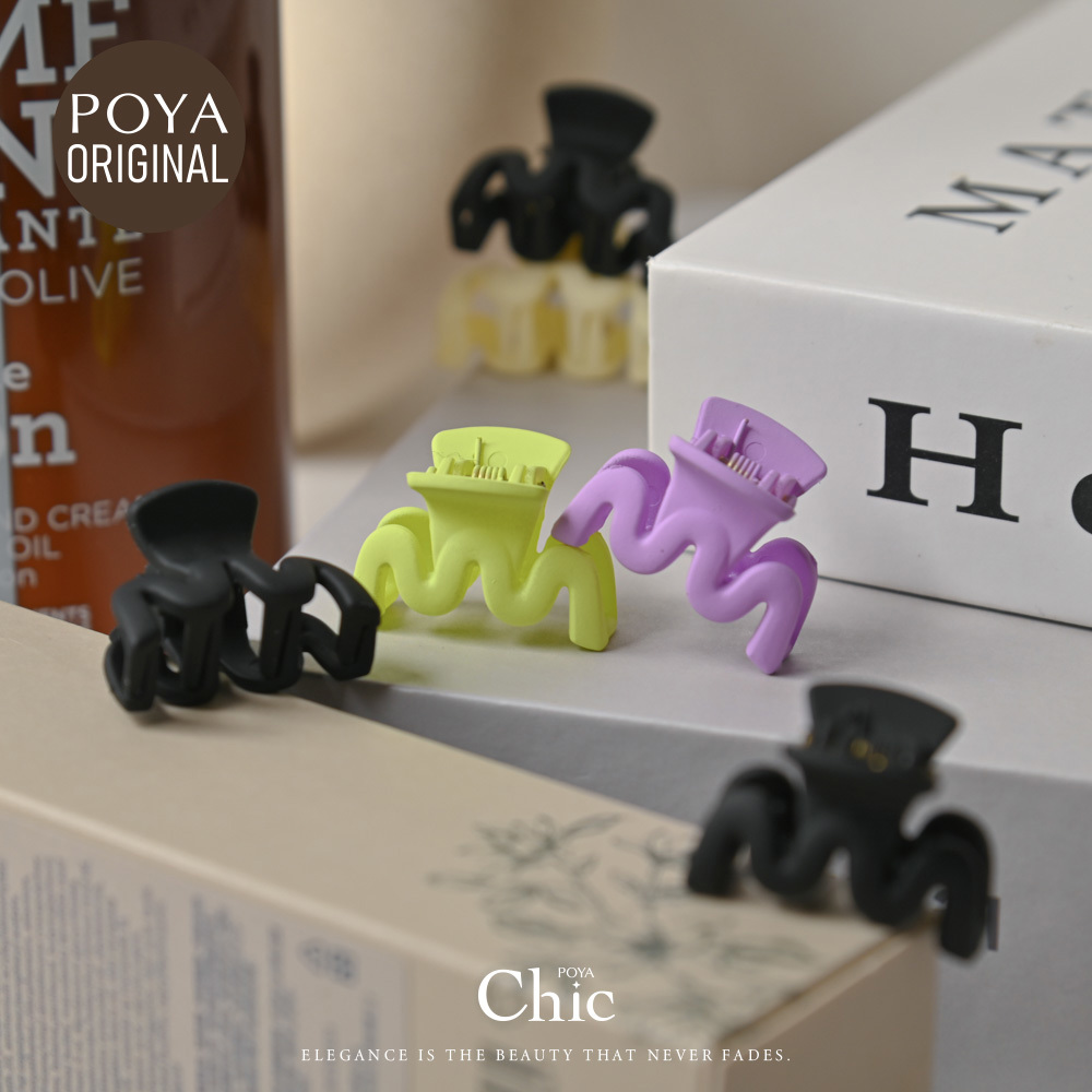 POYA CHIC韓系小沙夾6入-波浪型-2.5cm-多款任選