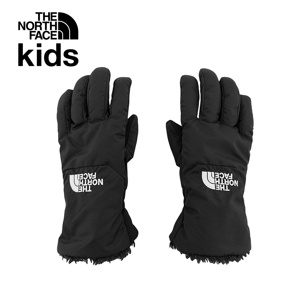 The North Face北面兒童黑色手套｜888NJK3
