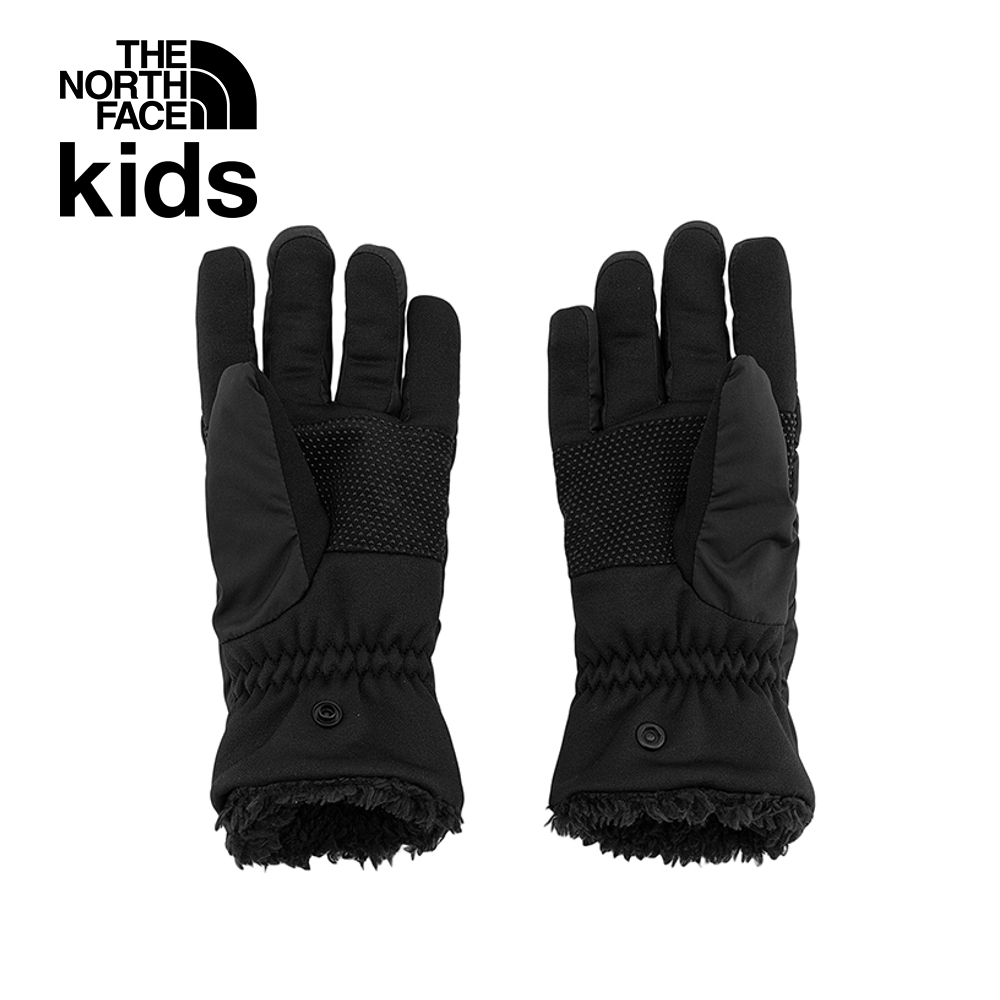 The North Face北面兒童黑色手套｜888NJK3