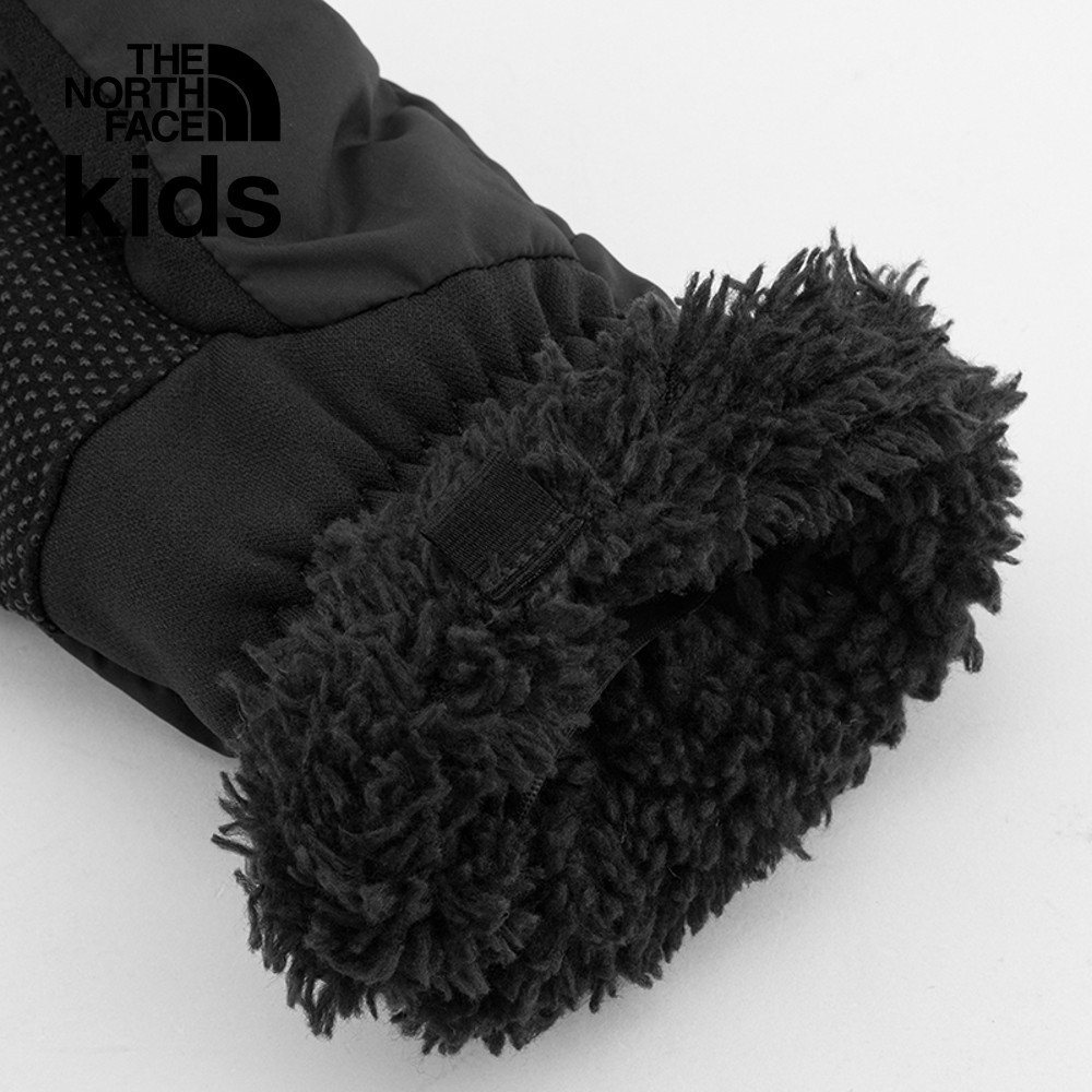 The North Face北面兒童黑色手套｜888NJK3