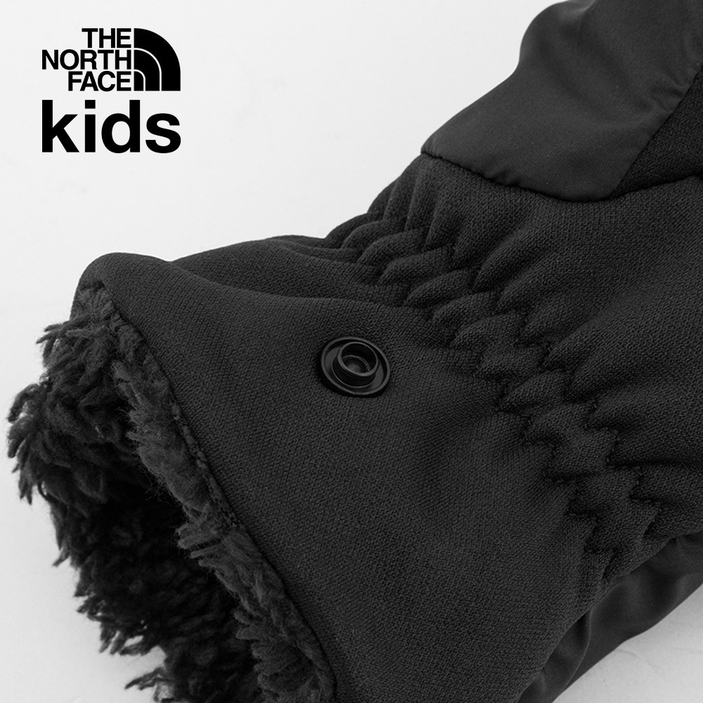 The North Face北面兒童黑色手套｜888NJK3