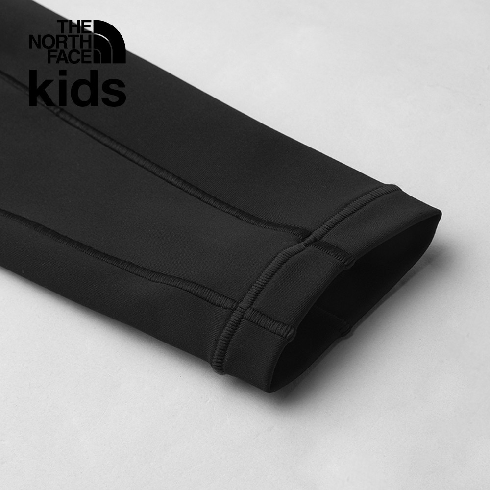 The North Face北面兒童黑色吸濕排汗緊身褲｜89XNJK3