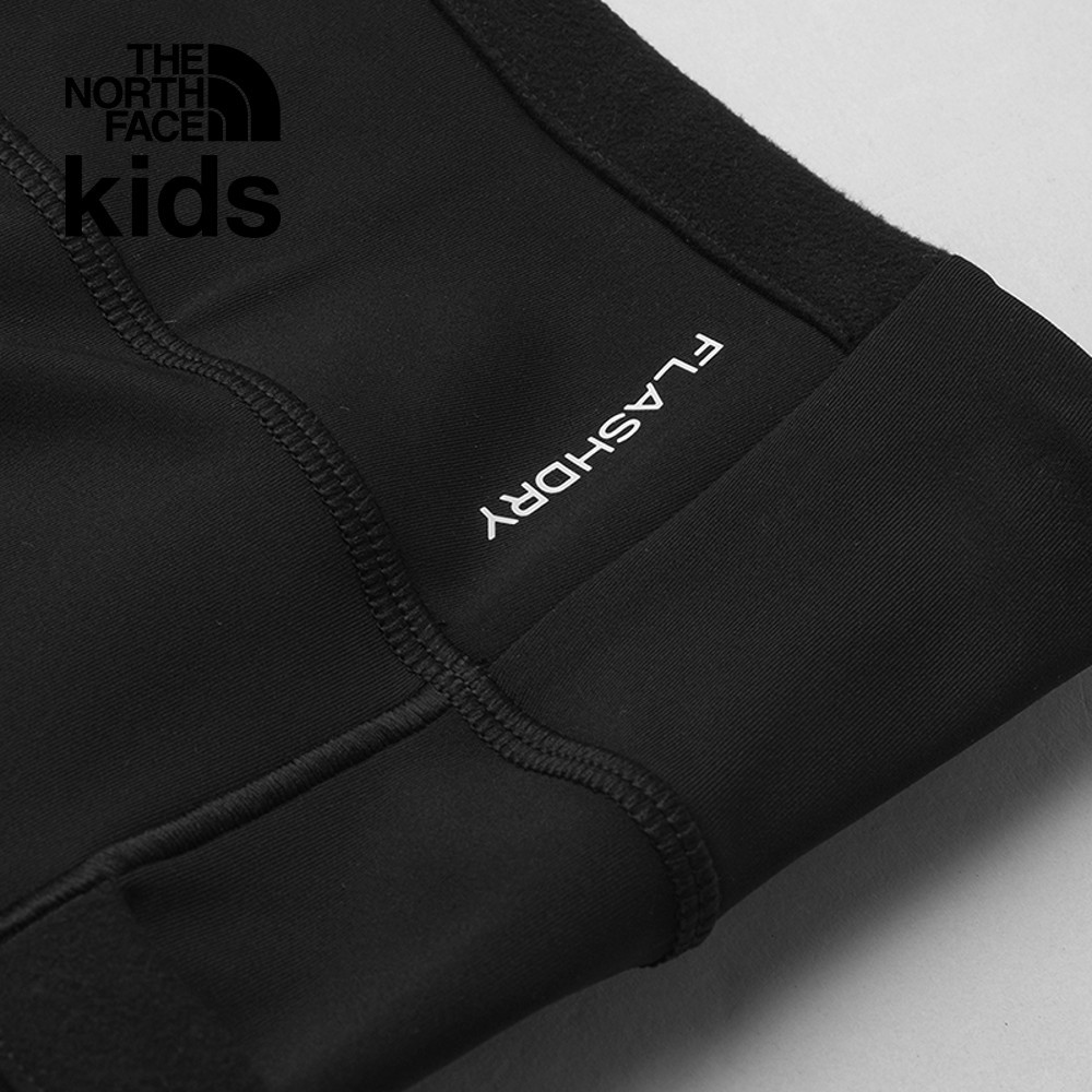 The North Face北面兒童黑色吸濕排汗緊身褲｜89XNJK3