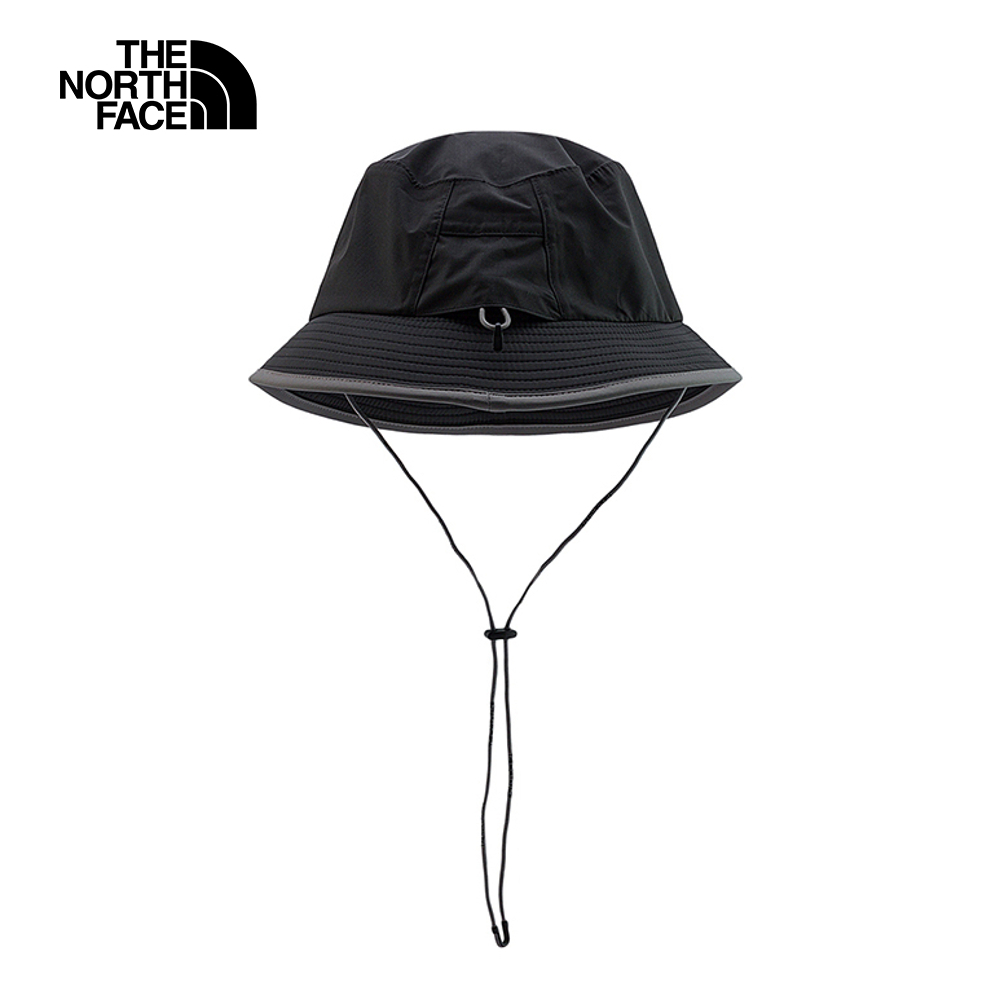 The North Face北面男女款黑色DryVent防水透氣漁夫帽｜8A29WOO