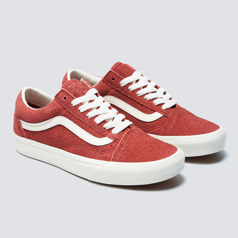 Old Skool 橘紅色滑板鞋