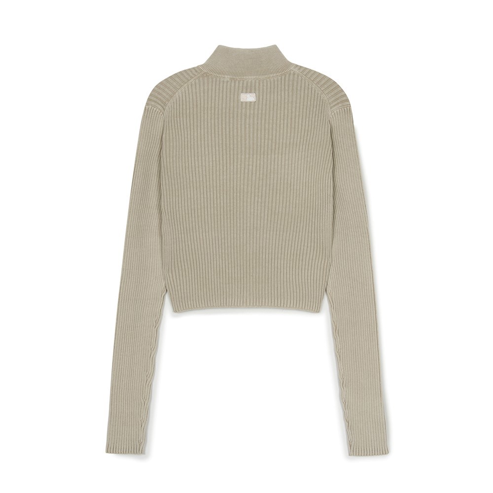 MLB 女版長袖復古水洗針織衫 紐約洋基隊 (3FKCB0151-50SAM)