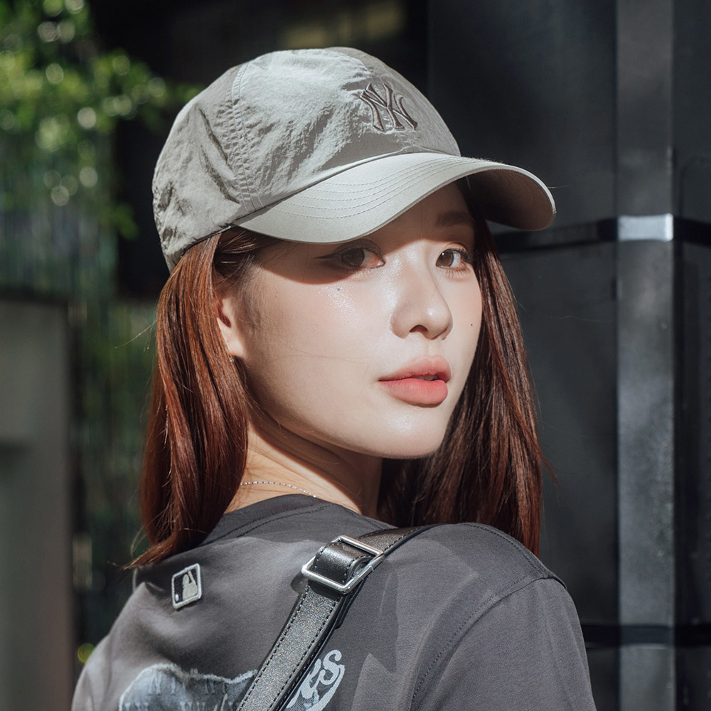 MLB Korea MLB 可調式軟頂 涼感尼龍棒球帽 跑步帽 紐約洋基隊 (3ACPB055N-5