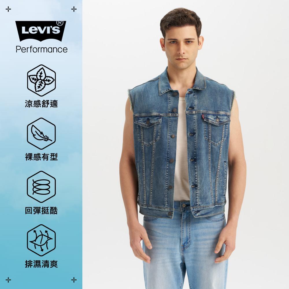 男款 牛仔背心 Performance Cool 涼感背心 無袖牛仔背心 熱賣單品