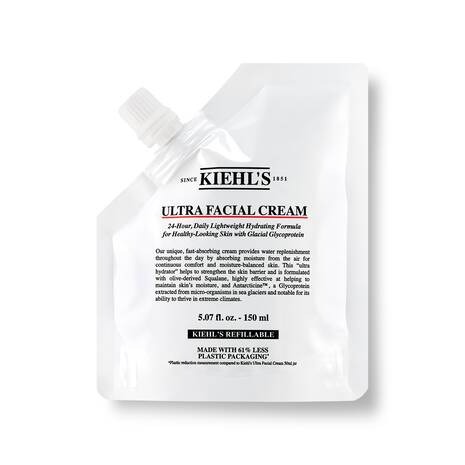 【Kiehl's 契爾氏】冰河醣蛋白舒敏修護保濕霜 補充包150ml