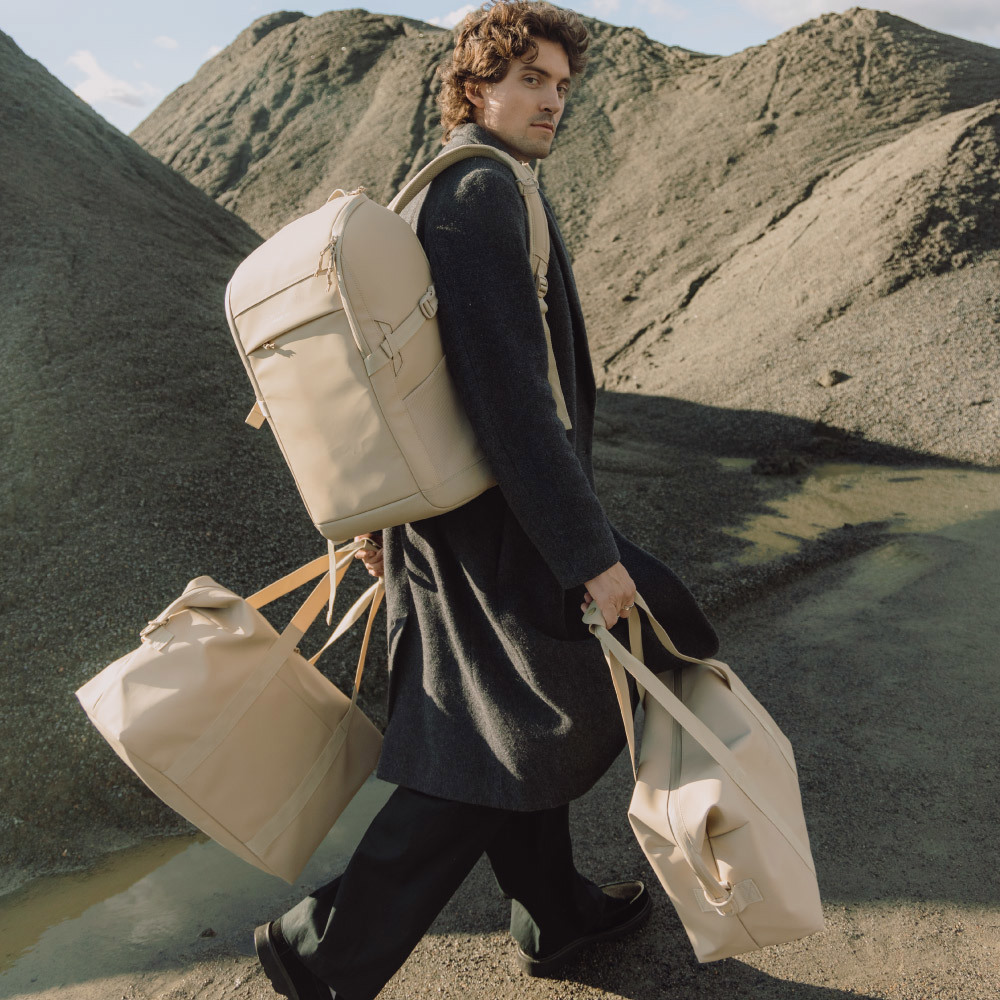 Street FLX 街頭護脊擴充背包 30~35L+48H旅行包 - 沙丘