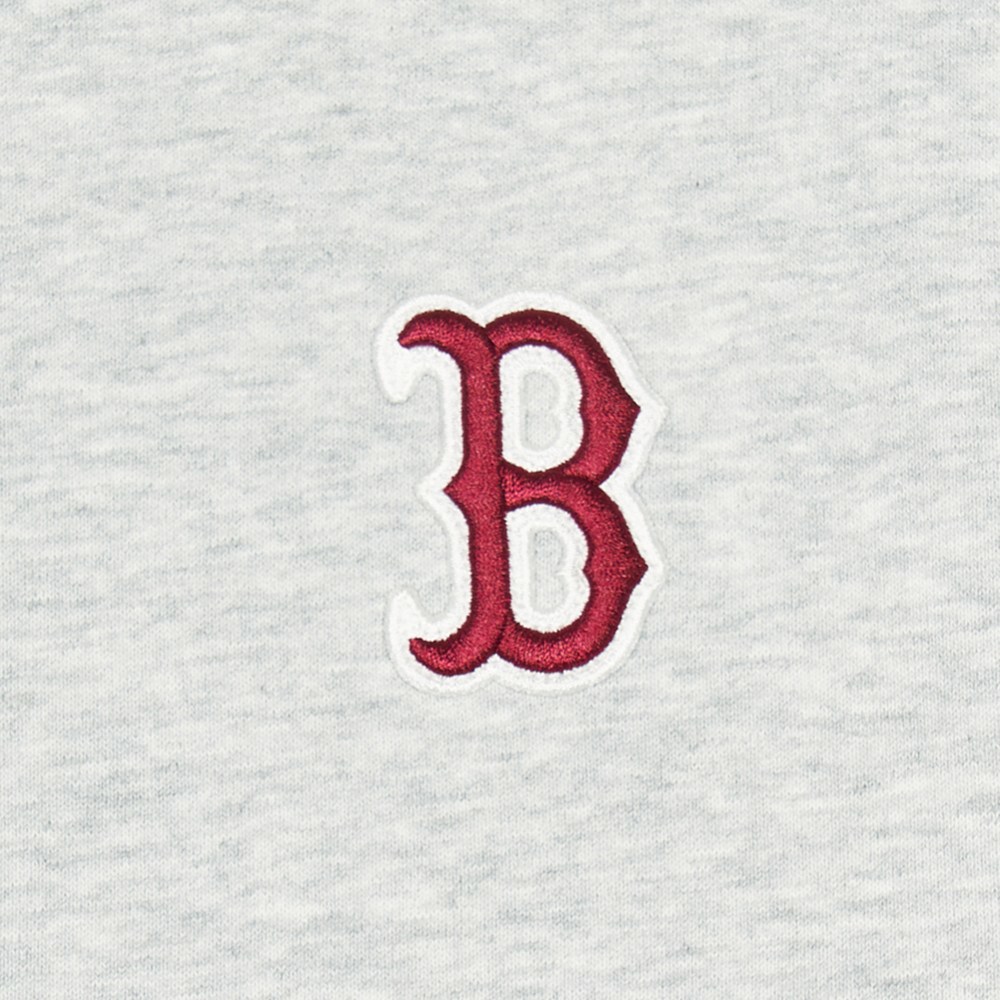 MLB KIDS 小Logo大學T 童裝 波士頓紅襪隊 (7AMTB0151-43MGL)