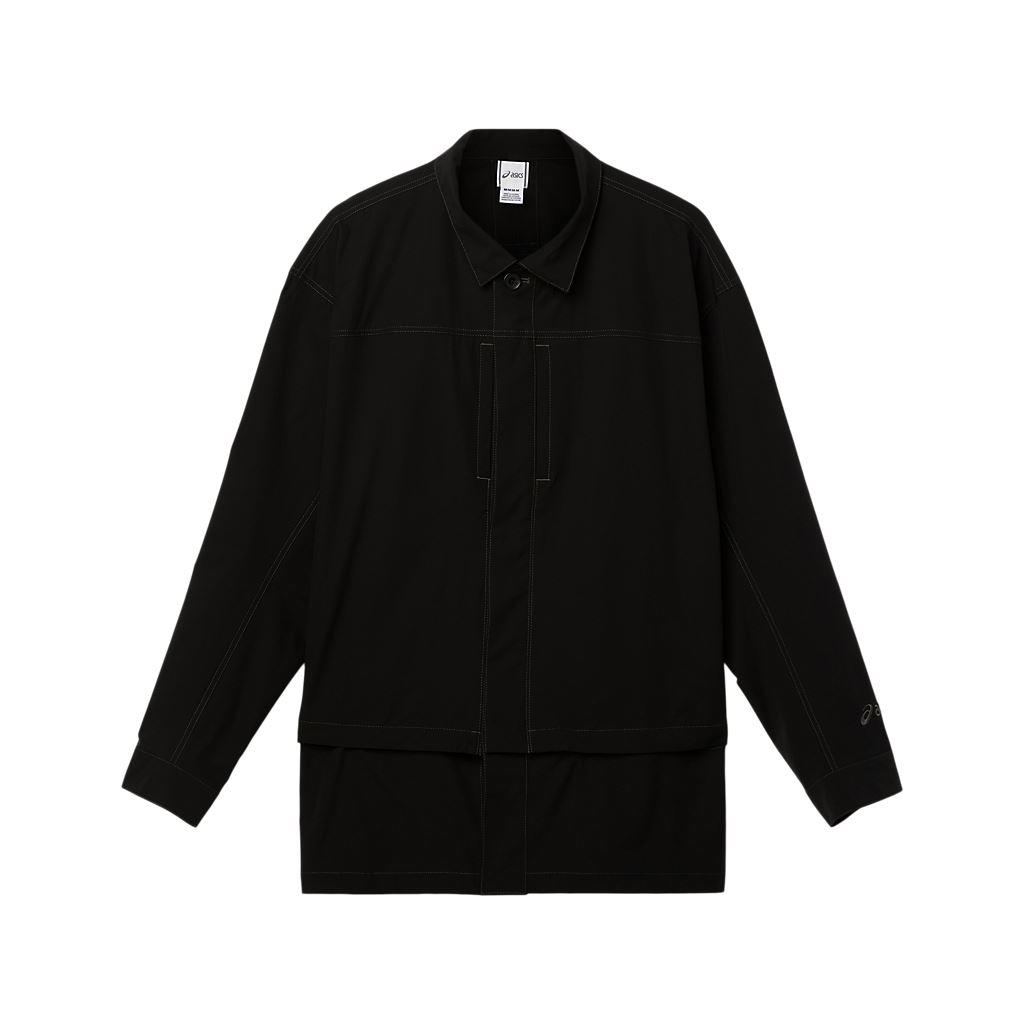 平織立領長袖外套 男女中性款  運動休閒外套 2203A307-001