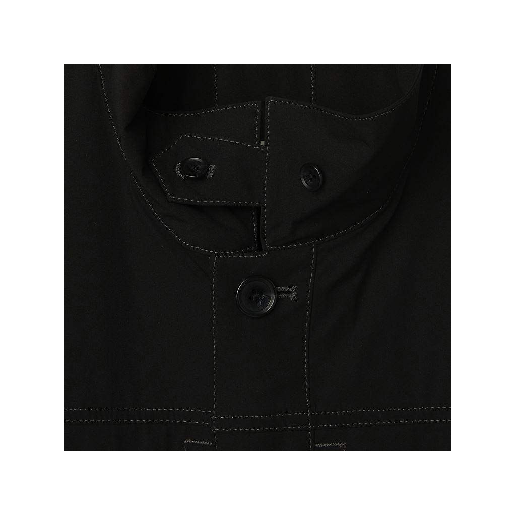 平織立領長袖外套 男女中性款  運動休閒外套 2203A307-001