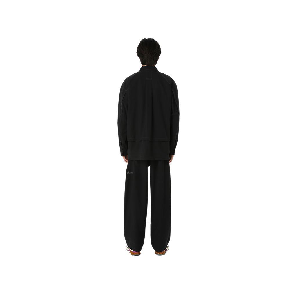 平織立領長袖外套 男女中性款  運動休閒外套 2203A307-001