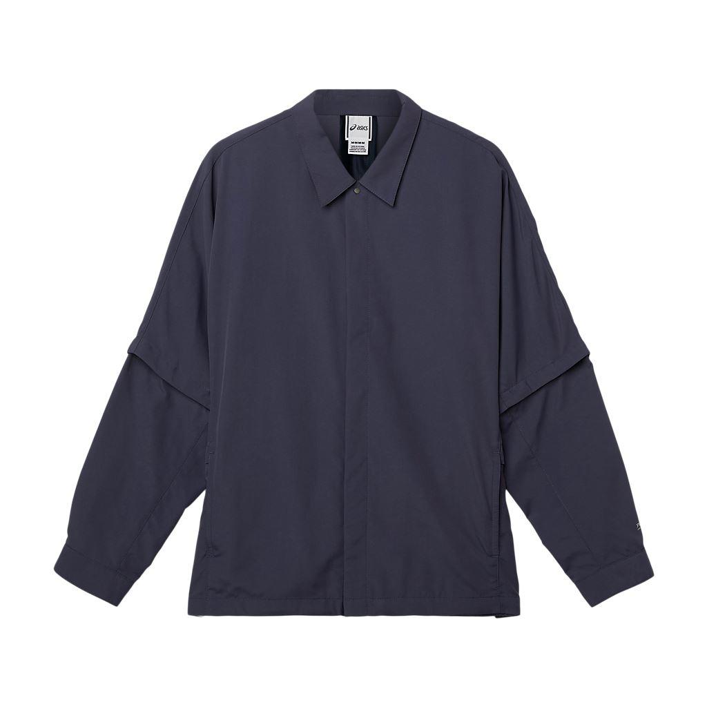 平織兩穿襯衫夾克 男女中性款  運動休閒上衣 2203A309-500