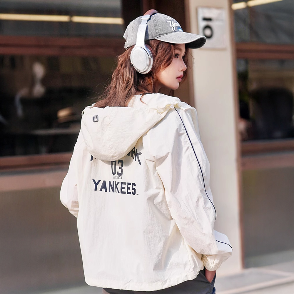 MLB 防風外套 Varsity系列 紐約洋基隊 (3AWJV0153-50IVS)