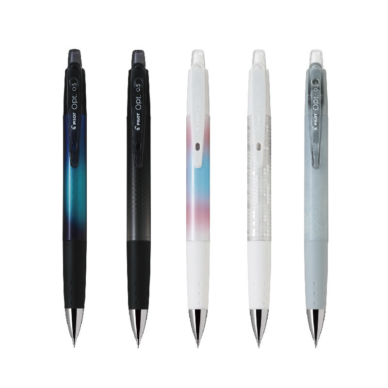 (限量)PILOT百樂 Opt.芯動 搖搖自動鉛筆(0.5mm)-極光黑/多邊形黑/極光白/像素白/水泥灰