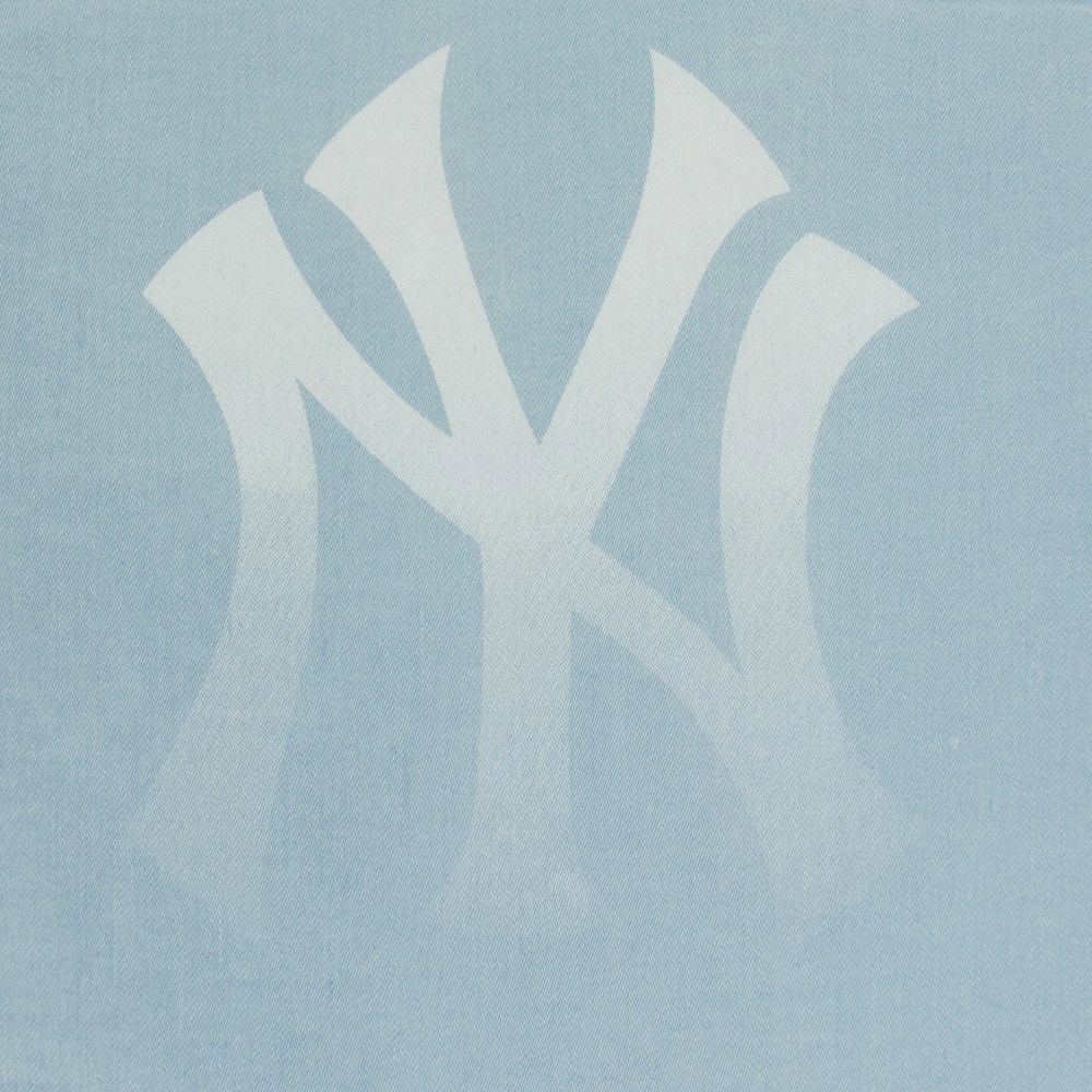 MLB KIDS 牛仔丹寧襯衫 童裝 紐約洋基隊 (7AWSB0151-50BLL)