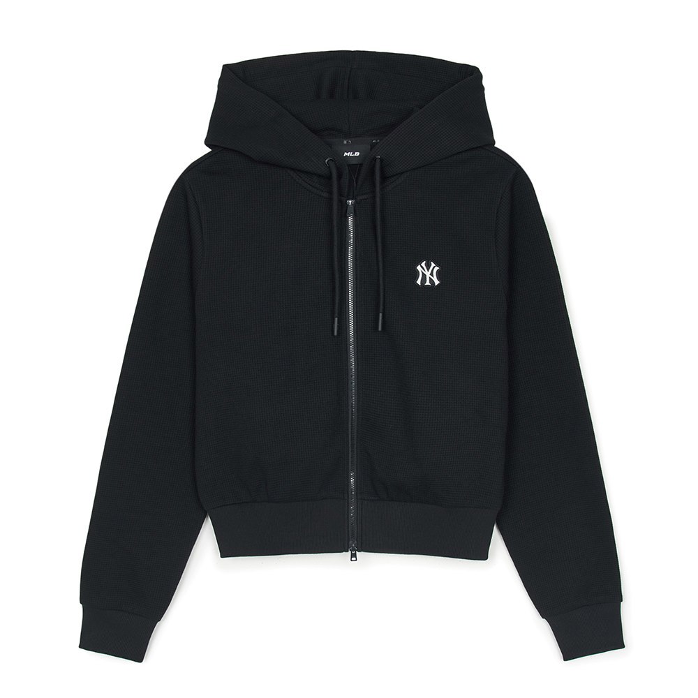 MLB Korea MLB 女版拉鍊連帽外套 紐約洋基隊 (3FTRB1251-50BKS)｜疾速運動
