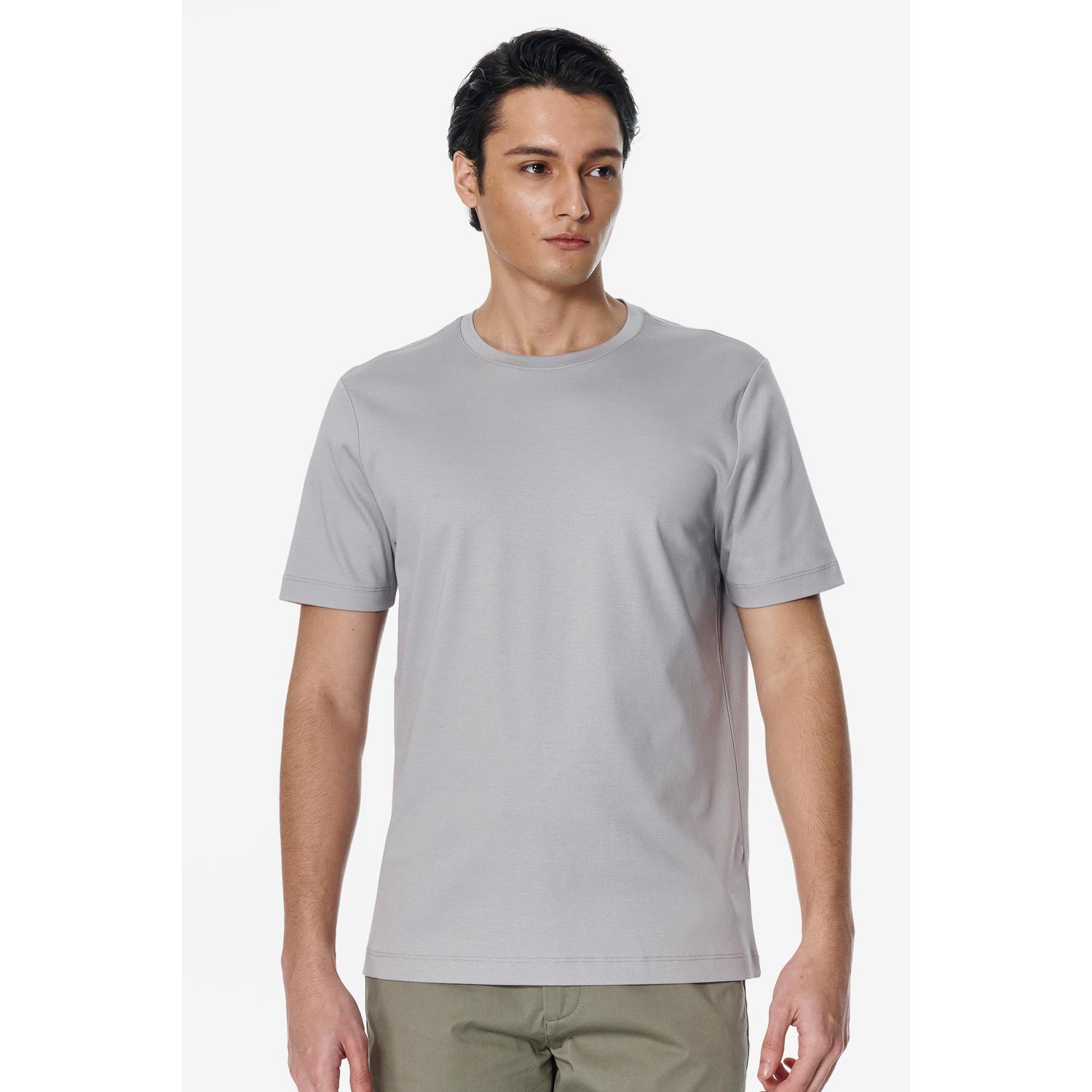 SST&C 淺灰重磅絲光棉圓領T-shirt｜00212502002 (outlet)