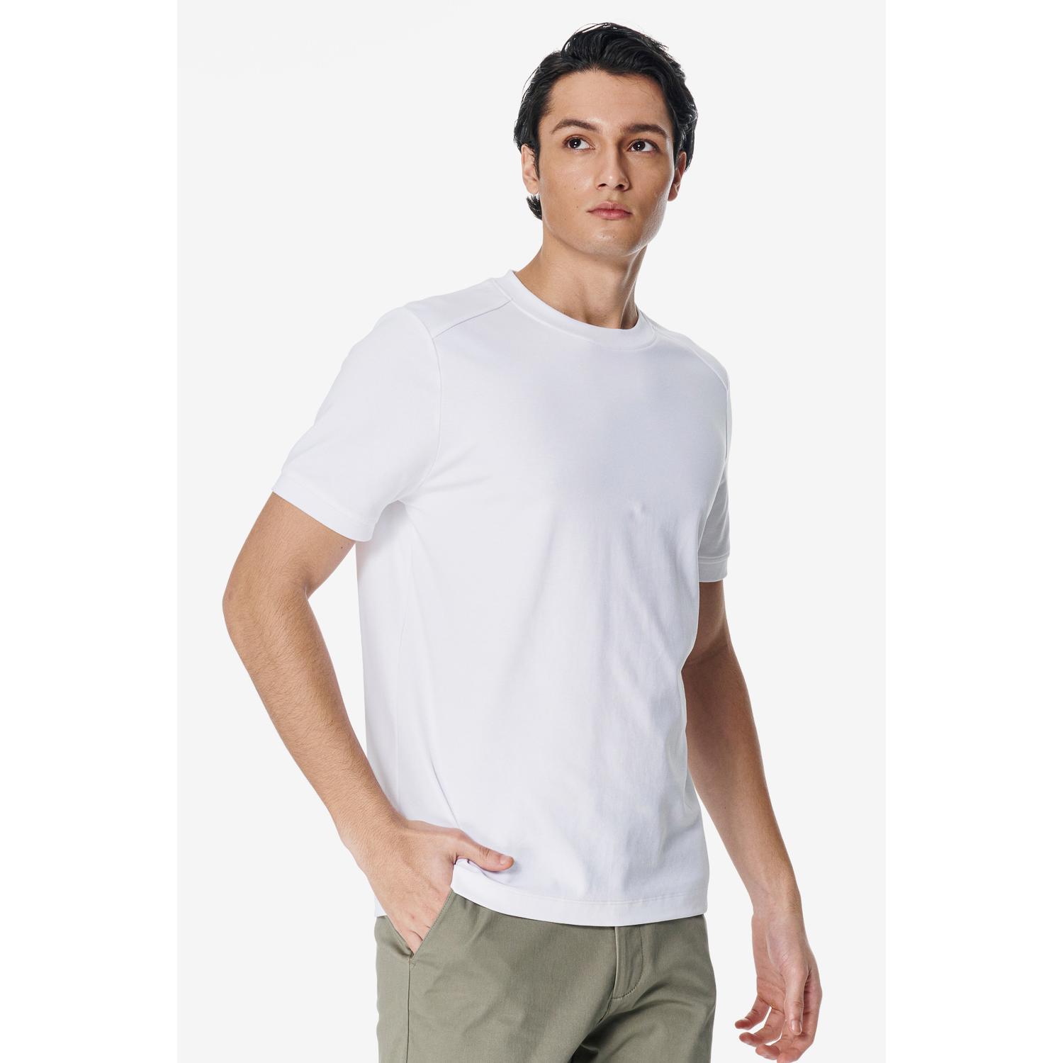 SST&C 白色接觸涼感圓領T-shirt｜00212502004 (outlet)