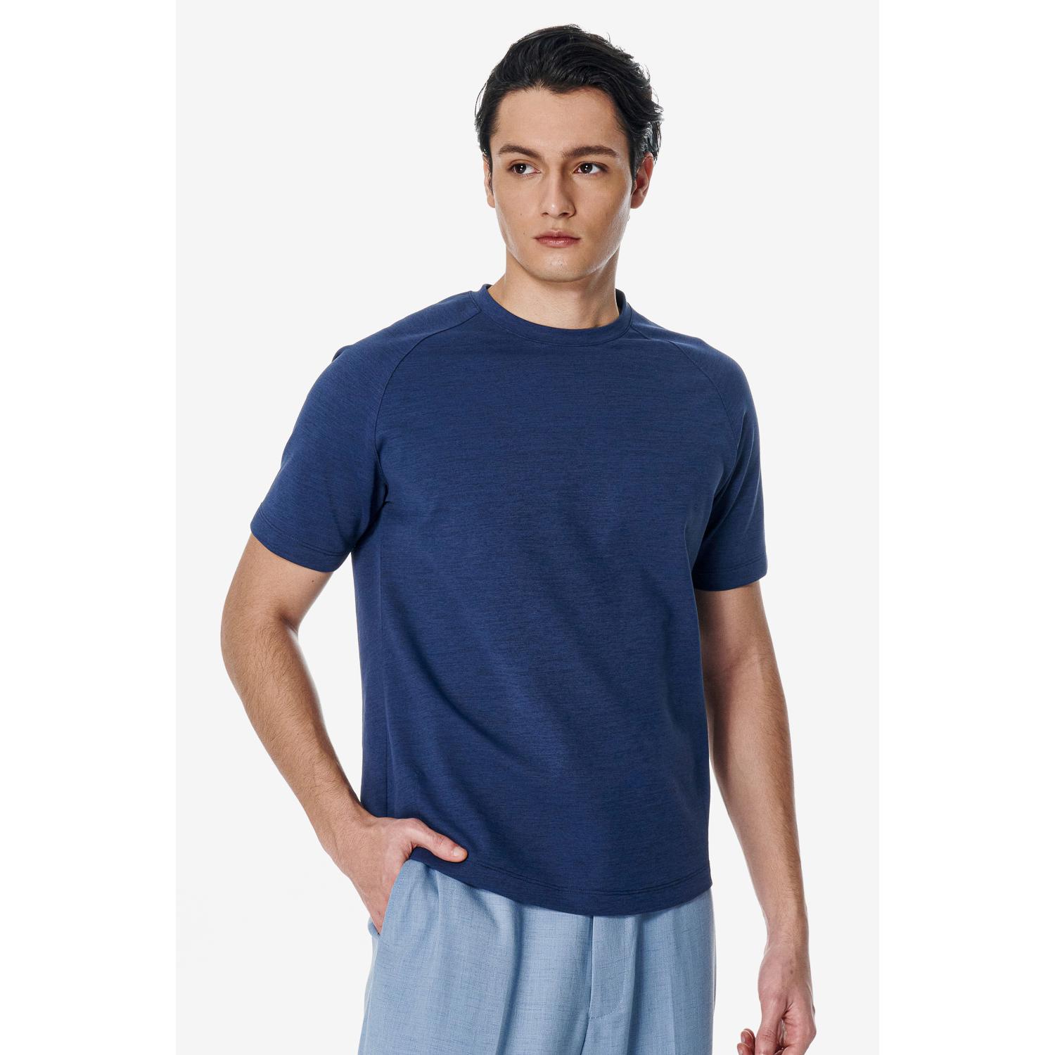 SST&C 寶藍連肩袖機能T-shirt｜00212502007 (outlet)