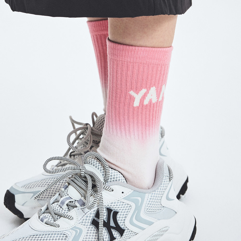 MLB 襪子 中筒襪 紐約洋基隊 (3ASOMB35N-50PKS)