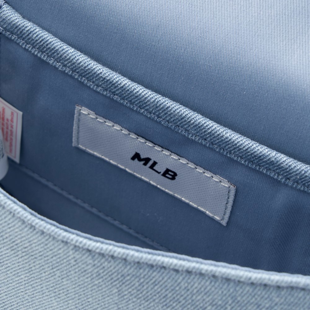 MLB 復古丹寧斜背包 肩背包 紐約洋基隊(3ACRVD15N-50BLL)