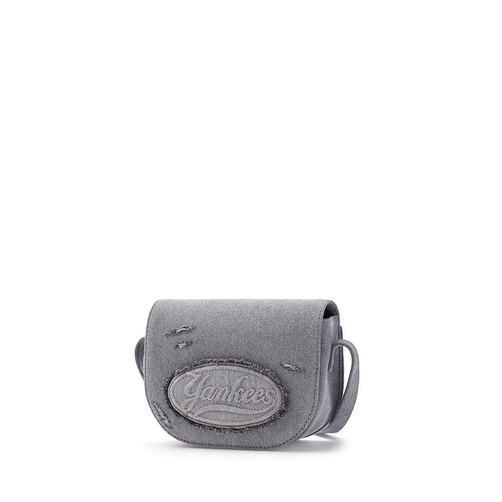 MLB 復古丹寧斜背包 肩背包 紐約洋基隊(3ACRVD15N-50GRS)