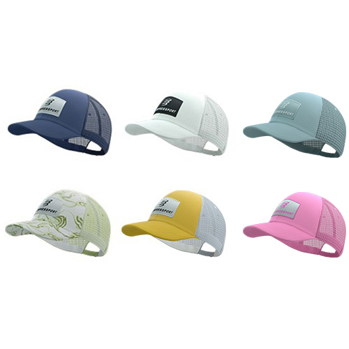 六分割運動網帽 (6色)