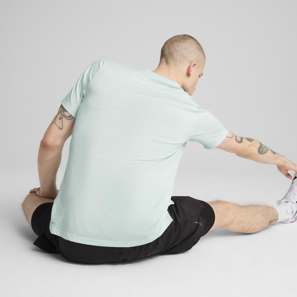 PUMA 跑步系列圖樣Mesh短袖T恤 男性