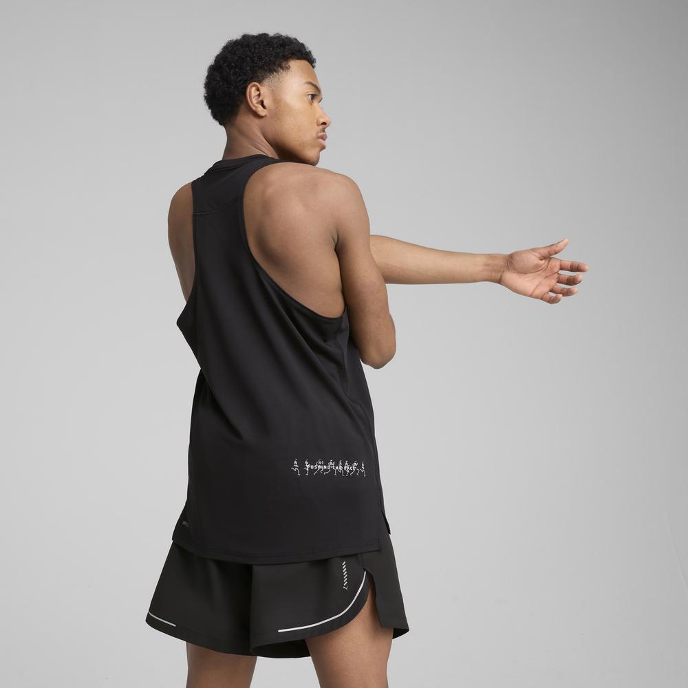 PUMA 跑步系列圖樣Mesh運動背心 男性