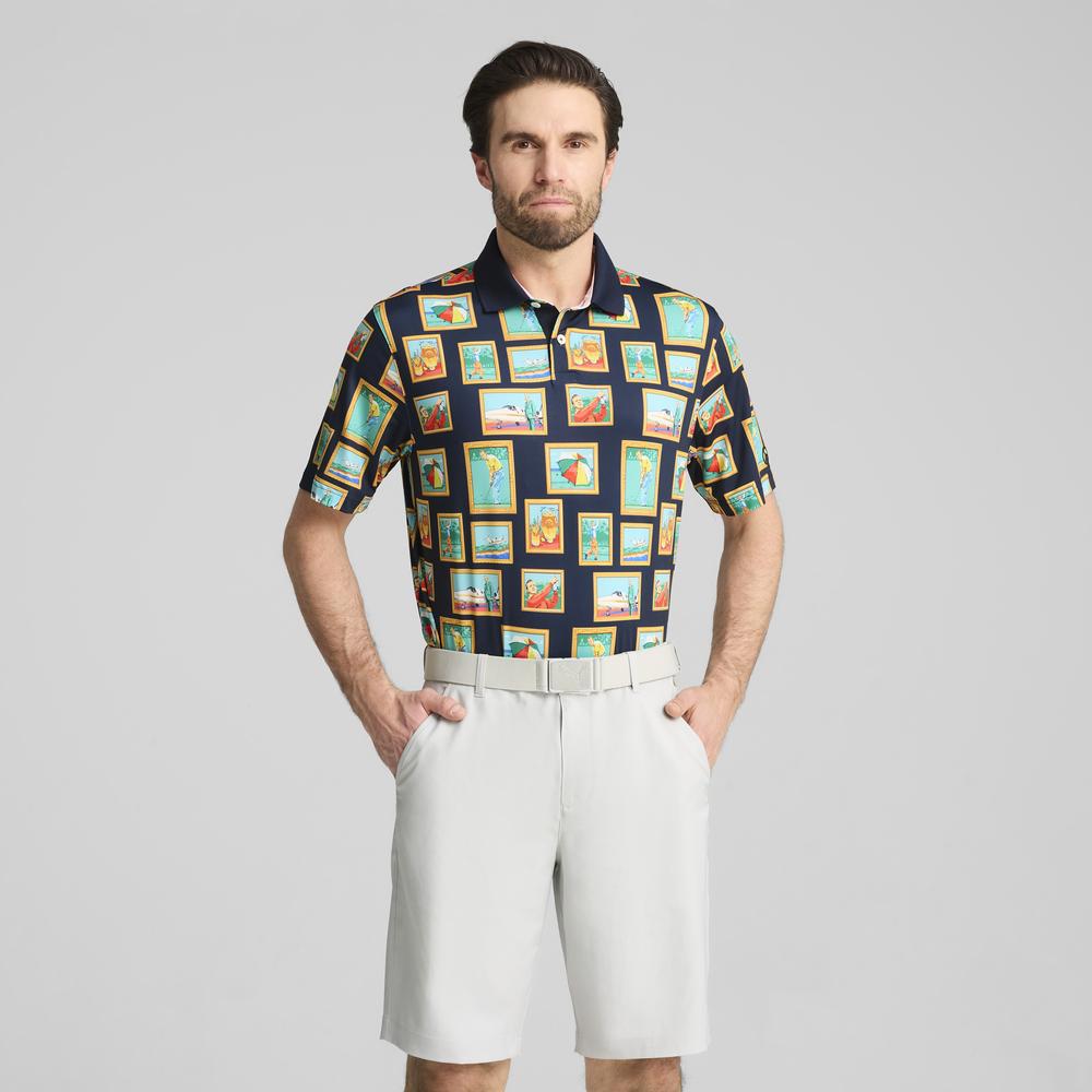 PUMA 高爾夫系列AP照片短袖Polo衫 男性