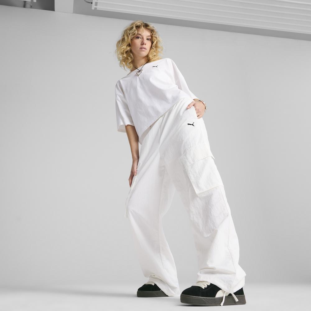 PUMA 流行系列ESS工裝長風褲 女性