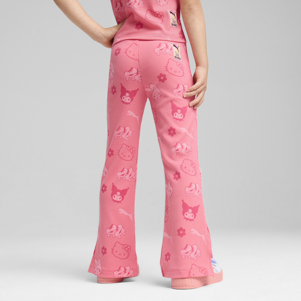 PUMA x HELLO KITTY® AND FRIENDS羅紋印花喇叭緊身褲 孩童