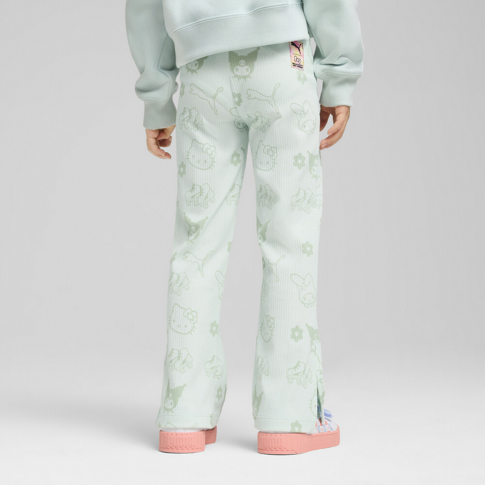 PUMA x HELLO KITTY® AND FRIENDS羅紋印花喇叭緊身褲 孩童