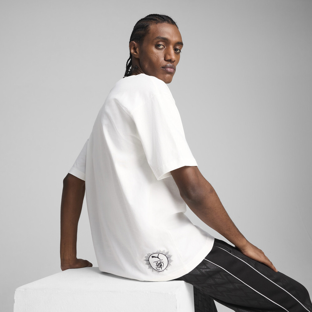 PUMA HP系列圖樣短袖T恤 男女共同